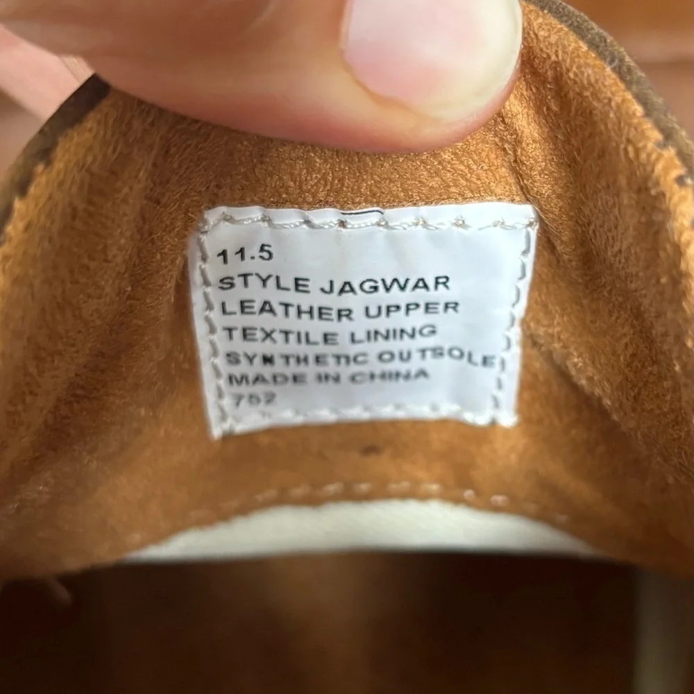 Steve Madden Jagwar Cap Toe Oxford Cognac Brown Leather Preppy Academia  11.5